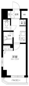 サンテミリオン池袋Ⅱの間取り画像