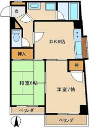 エステート立花の間取り画像