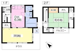新田四丁目戸建の間取り画像