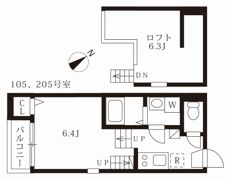 ハーモニーテラス萩原町の間取り画像