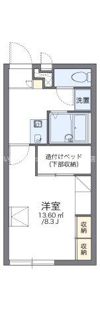 レオパレスヴィルヌーブの間取り画像