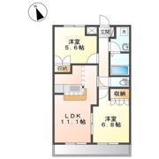 スプリーム ユーの間取り画像