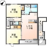 リジエールAの間取り画像