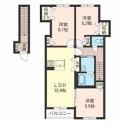 コーラルリーフ Aの間取り画像