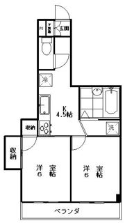 コーポエーリエルの間取り画像