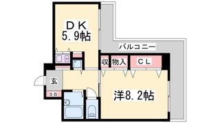 ブルームライフ兵庫の間取り画像