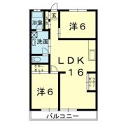 錦ヶ丘ハイツB棟の間取り画像