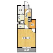 コーポレーヴ雄町の間取り画像