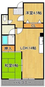 シェーネルボーネンの間取り画像