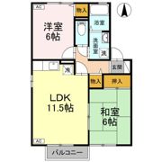 セジュール西余戸 B棟の間取り画像