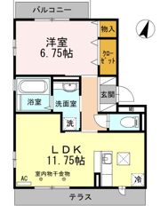 ロイヤルティアラ Ⅴ・Ⅵ Ⅵの間取り画像