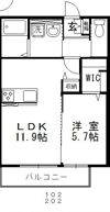 フロイデⅢの間取り画像