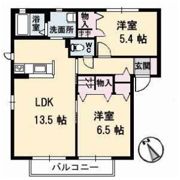 ラ・パルテール福田 伍番館の間取り画像