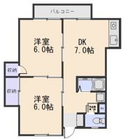 吉備津グリーンハイツの間取り画像
