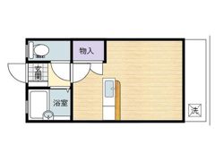 ヒダカハイツの間取り画像