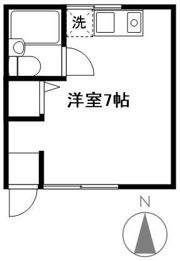 ビラカワシマの間取り画像