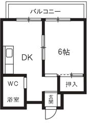 パークサイド南大井の間取り画像
