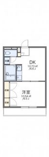 レオパレスグリーンハイツAの間取り画像