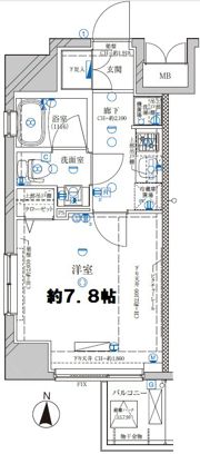 ディアレイシャス菊川の間取り画像