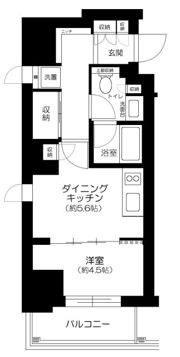 アトラス西早稲田の間取り画像
