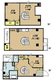 WAZU戸田公園の間取り画像