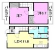 フォンテーヌパルクM B棟の間取り画像