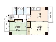 第2沖ビルの間取り画像