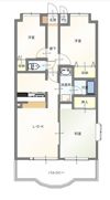 ライオンズマンション倉敷日ノ出町.Ⅰの間取り画像