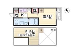 ラ・ヴィータ川西の間取り画像