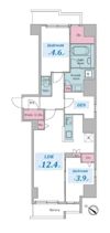 レジディア板橋本町プレイスの間取り画像