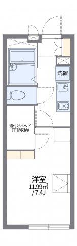 レオパレスクイントの間取り画像