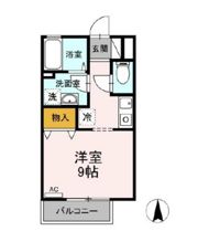 パティオ翼の間取り画像