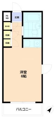 センチュリー西久保の間取り画像