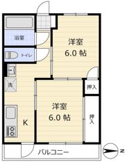 島村マンションの間取り画像