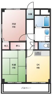 サンパレス六甲の間取り画像