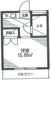 パレス杉田Ⅰの間取り画像