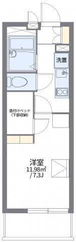 レオパレスコンフォニティの間取り画像