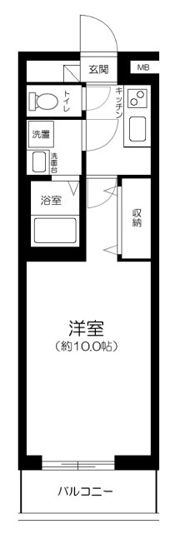 エルミ上落合の間取り画像