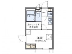 レオパレスハウス ホウオウの間取り画像
