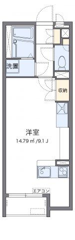 ミランダヴィラ曽根Dの間取り画像