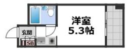 朝日プラザ天王寺パサージュの間取り画像