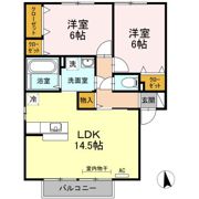 ラ カンパーニュ B棟の間取り画像
