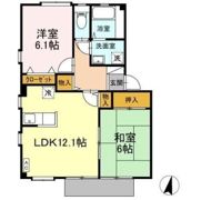 ピュア・ライフ A棟の間取り画像