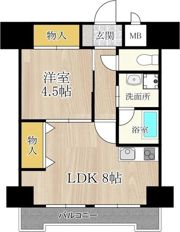サムティ新大阪WESTの間取り画像