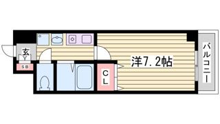 エスポワール三宮パートⅡの間取り画像