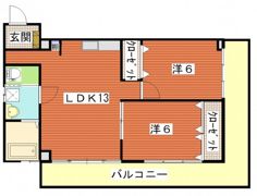 公園通り大須賀の間取り画像