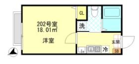 ボンボニエール一之江の間取り画像