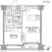 ONE ROOF FLAT TSUKISHIMAの間取り画像