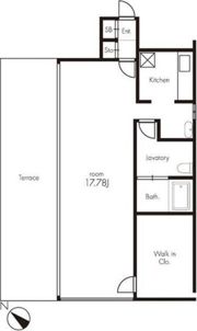 Harvey Residenceの間取り画像