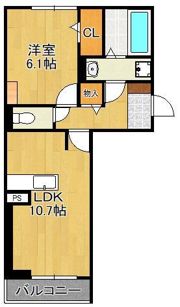 D-roomグランヴィア行事の間取り画像